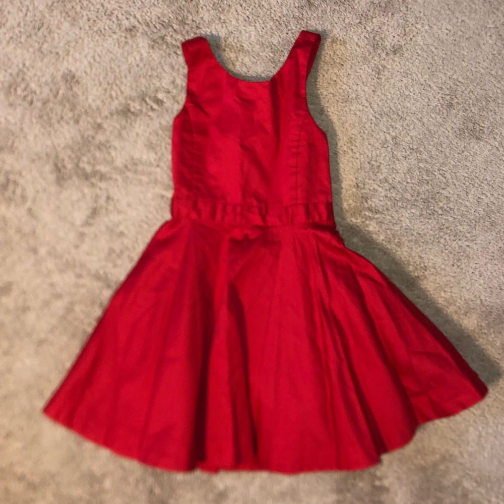 NWT Girl Ralph Lauren Red Cross back Dress, 4T